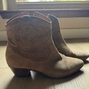 Saint Laurent Rock Suede 41 Western Boot